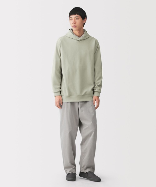 無印良品(ムジルシリョウヒン)の「紳士 UVカット乾きやすいワッフルプルパーカ(パーカー・メンズ・チャコールグレー/ブルー系/ブラック/ライトグレー・S/XL/L/M)」の11枚目の写真