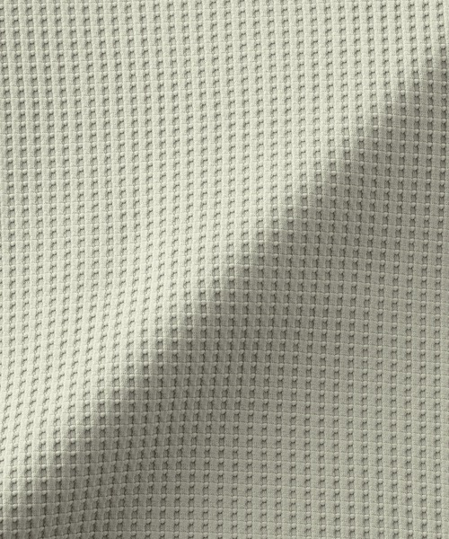 無印良品(ムジルシリョウヒン)の「紳士 UVカット乾きやすいワッフルプルパーカ(パーカー・メンズ・チャコールグレー/ブルー系/ブラック/ライトグレー・S/XL/L/M)」の16枚目の写真