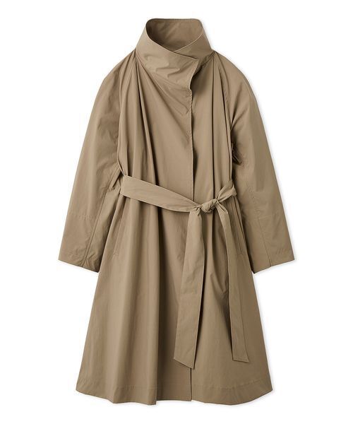 emmi（エミ）の「ボリュームスリーブロングコート/撥水（トレンチコート・レディース・ベージュ/オフホワイト・F）」の19枚目の写真