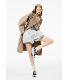 emmi | ボリュームスリーブロングコート/撥水(トレンチコート)