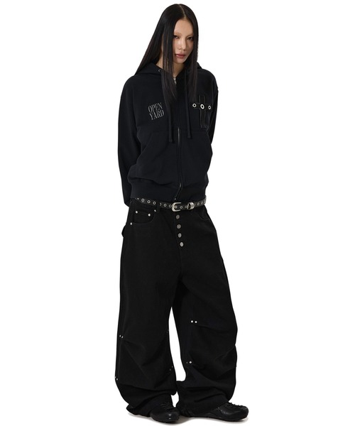 OY（オーワイ）の「『OY/オーワイ』MULTI EYELET DRING BELT/マルチアイレットベルト（ベルト・レディース・ブラック・FREE）」の5枚目の写真