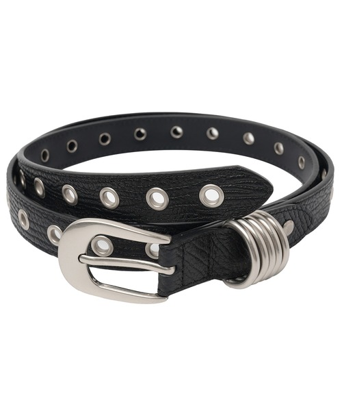 OY（オーワイ）の「『OY/オーワイ』MULTI EYELET DRING BELT/マルチアイレットベルト（ベルト・レディース・ブラック・FREE）」の8枚目の写真