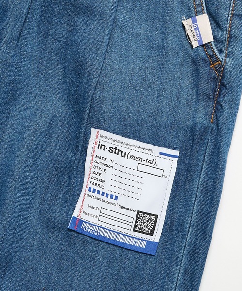 MIHARAYASUHIRO/ミハラヤスヒロ】COTTON TENCEL DENIM WIDE TAPERED