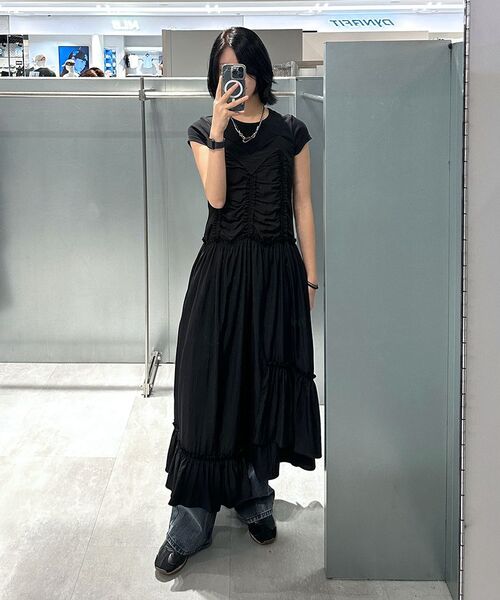INSILENCE WOMEN(インサイレンスウーマン)の「ヴィンテージフリルマキシワンピースBLACK(ワンピース・レディース・その他・SMALL/MEDIUM)」の14枚目の写真