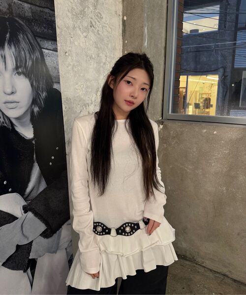 INSILENCE WOMEN(インサイレンスウーマン)の「ヴィンテージフリルマキシワンピースBLACK(ワンピース・レディース・その他・SMALL/MEDIUM)」の13枚目の写真