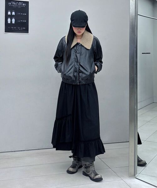 INSILENCE WOMEN(インサイレンスウーマン)の「ヴィンテージフリルマキシワンピースBLACK(ワンピース・レディース・その他・SMALL/MEDIUM)」の11枚目の写真