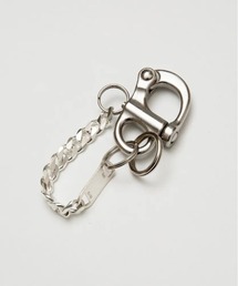 20/80（テゥエンティーエイティー）の「【20/80】トゥエンティーエイティー/SNAP SHACKLE KEY RING WITH SILVER CHAIN（キーホルダー）」