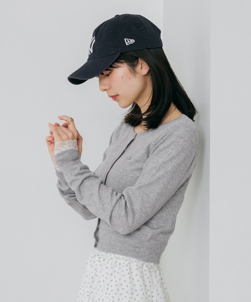 Heather(ヘザー)の「モチーフスカラップカーディガン 656619(カーディガン/ボレロ・レディース・グレー/アイボリー/イエロー/オレンジ・FREE)」の12枚目の写真