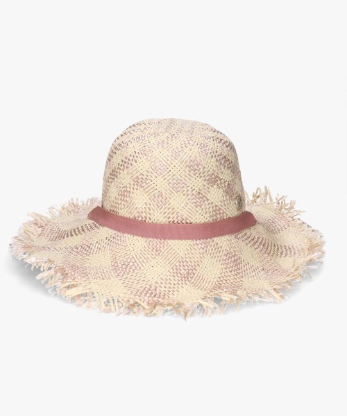 Chapeau d' O(シャポードオー)の「Chapeau d' O PA Gingham Fringe Hat / シャポードオー(ハット・レディース・ライトブルー/ブラウン/ピンク・M/57.5cm)」の15枚目の写真