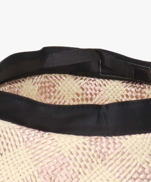 Chapeau d' O(シャポードオー)の「Chapeau d' O PA Gingham Fringe Hat / シャポードオー(ハット・レディース・ライトブルー/ブラウン/ピンク・M/57.5cm)」の21枚目の写真