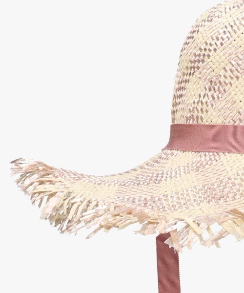 Chapeau d' O(シャポードオー)の「Chapeau d' O PA Gingham Fringe Hat / シャポードオー(ハット・レディース・ライトブルー/ブラウン/ピンク・M/57.5cm)」の22枚目の写真