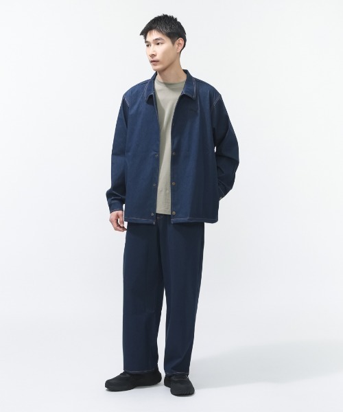 PUMA(プーマ)の「プーマ PUMA ESS ELEVATED デニム ライク PT(デニムパンツ・メンズ・ネイビー/ブルー・S/M/L/LL/3L)」の7枚目の写真