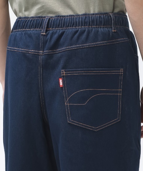 PUMA(プーマ)の「プーマ PUMA ESS ELEVATED デニム ライク PT(デニムパンツ・メンズ・ネイビー/ブルー・S/M/L/LL/3L)」の10枚目の写真