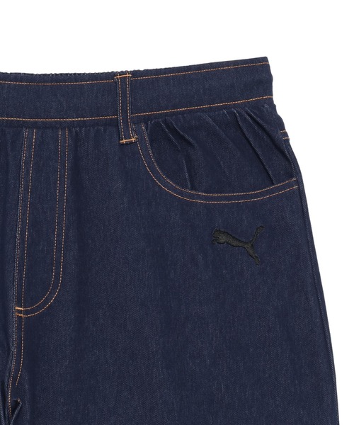 PUMA(プーマ)の「プーマ PUMA ESS ELEVATED デニム ライク PT(デニムパンツ・メンズ・ネイビー/ブルー・S/M/L/LL/3L)」の15枚目の写真