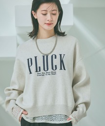 LAKOLE | ソフトコットン刺繍ロゴニット / 639737(ニット/セーター)