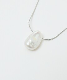 qualite | 【ステンレス】バロックパールチャームネックレス(ネックレス)