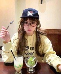 HALEY PESCA（ヘーリーペスカ）の「HALEY PESCA/プルオーバーイエロースウェットシャツ（スウェット）」