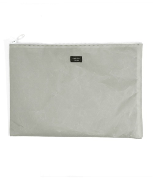 STANDARD SUPPLY（スタンダードサプライ）の「スタンダードサプライ / SAIL セイル / LAYERED POUCH L レイヤードポーチエル（ポーチ・レディース・ホワイト/ブラック/グレー・FREE）」の3枚目の写真