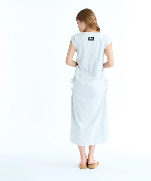 ROXY（ロキシー）の「ROXY ウィメンズ LOOK OUT サイドシャーリング ワンピース 【2026年春夏モデル】/ロキシーロング丈ノースリーブワンピース（ワンピース・レディース・ブラック/ベージュ/グレー・SMALL/MEDIUM/LARGE）」の17枚目の写真