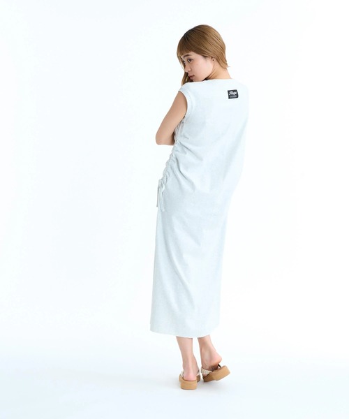 ROXY（ロキシー）の「ROXY ウィメンズ LOOK OUT サイドシャーリング ワンピース 【2026年春夏モデル】/ロキシーロング丈ノースリーブワンピース（ワンピース・レディース・ブラック/ベージュ/グレー・SMALL/MEDIUM/LARGE）」の18枚目の写真