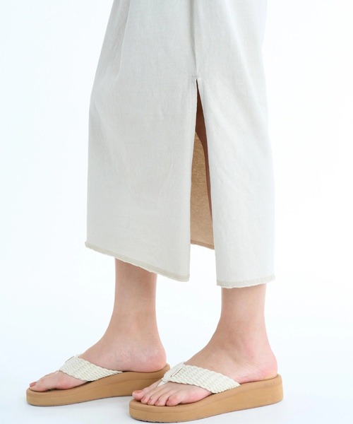 ROXY（ロキシー）の「ROXY ウィメンズ LOOK OUT サイドシャーリング ワンピース 【2026年春夏モデル】/ロキシーロング丈ノースリーブワンピース（ワンピース・レディース・ブラック/ベージュ/グレー・SMALL/MEDIUM/LARGE）」の16枚目の写真