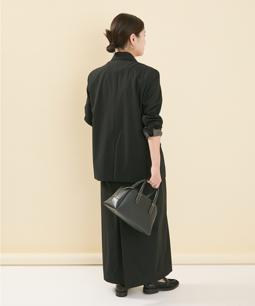 JOURNAL STANDARD（ジャーナルスタンダード）の「《追加2》2WAYトロジャケット（テーラードジャケット・レディース・チャコールグレー/ブラック/ネイビー・FREE）」の6枚目の写真