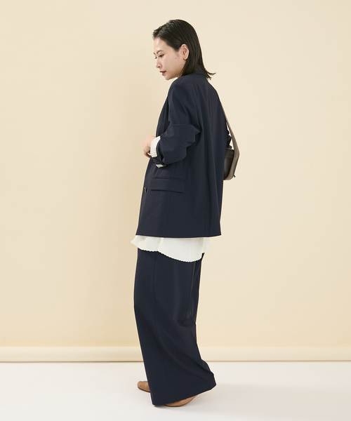 JOURNAL STANDARD（ジャーナルスタンダード）の「《追加2》2WAYトロジャケット（テーラードジャケット・レディース・チャコールグレー/ブラック/ネイビー・FREE）」の16枚目の写真