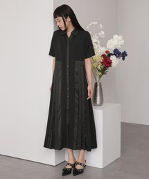 セール】【2点セット】ボレロ付き ソリッドカラー パフスリーブ