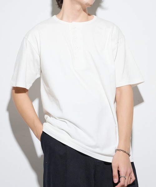 セール】【Healthknit】26SS TOMPKINS Jersey Henleyneck S/S 212（T