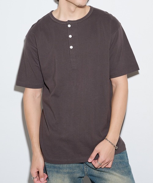 セール】【Healthknit】26SS TOMPKINS Jersey Henleyneck S/S 212（T