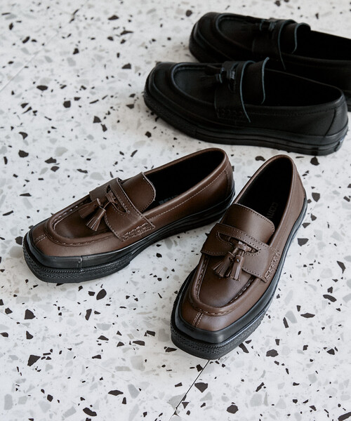 CONVERSE（コンバース）の「CONVERSE/コンバース ALL STAR SQUARE TOE LOAFER[23.0~25.0cm]/オールスター スクエアトウ ローファー/ローファースニーカー/タッセルローファー（ローファー・レディース・ブラウン/ブラック・24.0cm/25.0cm/23.0cm）」の2枚目の写真