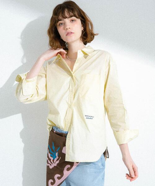 URBAN RESEARCH Sonny Label（アーバンリサーチサニーレーベル）の「TOYAMEGコラボエンブロイダリーシャツ（シャツ/ブラウス・レディース・イエロー/ブルー/ピンク系その他・FREE）」の3枚目の写真