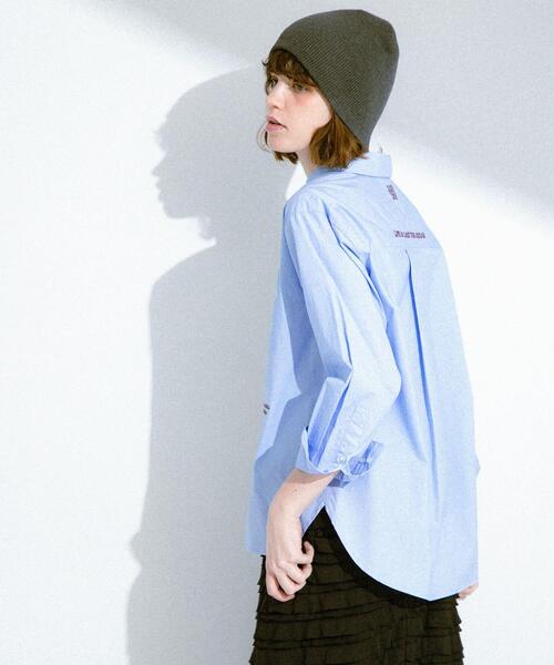 URBAN RESEARCH Sonny Label（アーバンリサーチサニーレーベル）の「TOYAMEGコラボエンブロイダリーシャツ（シャツ/ブラウス・レディース・イエロー/ブルー/ピンク系その他・FREE）」の7枚目の写真