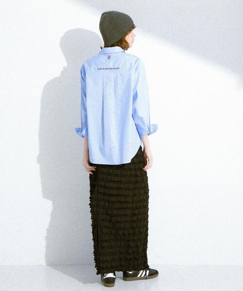 URBAN RESEARCH Sonny Label（アーバンリサーチサニーレーベル）の「TOYAMEGコラボエンブロイダリーシャツ（シャツ/ブラウス・レディース・イエロー/ブルー/ピンク系その他・FREE）」の10枚目の写真
