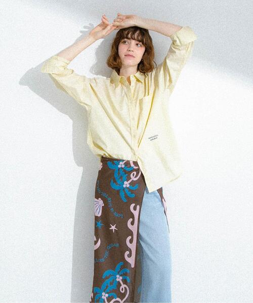 URBAN RESEARCH Sonny Label（アーバンリサーチサニーレーベル）の「TOYAMEGコラボエンブロイダリーシャツ（シャツ/ブラウス・レディース・イエロー/ブルー/ピンク系その他・FREE）」の19枚目の写真
