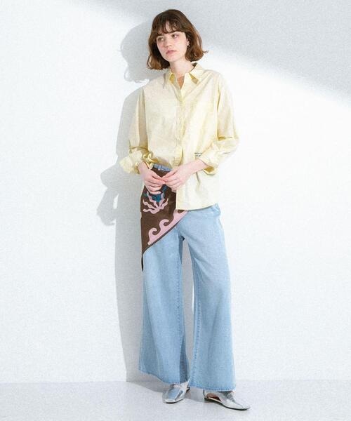 URBAN RESEARCH Sonny Label（アーバンリサーチサニーレーベル）の「TOYAMEGコラボエンブロイダリーシャツ（シャツ/ブラウス・レディース・イエロー/ブルー/ピンク系その他・FREE）」の20枚目の写真