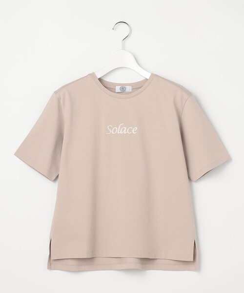 J.PRESS(ジェイプレス)の「刺繍ロゴ Tシャツ(Tシャツ/カットソー・レディース・サックスブルー系/ダークブラウン系/ベージュ系/レッド系/ホワイト系・LARGE/MEDIUM)」の22枚目の写真
