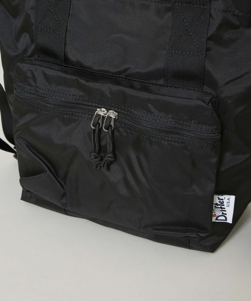 Drifter（ドリフター）の「Drifter/HANDLE POCKET TOTE（トートバッグ・レディース・ブラック・FREE）」の4枚目の写真