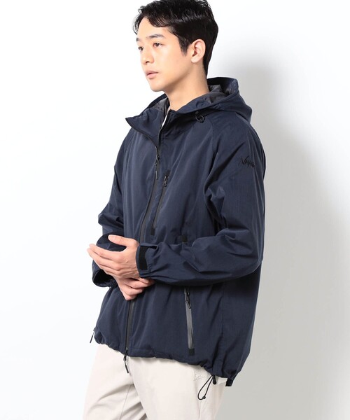 NANGA（ナンガ）の「【NANGA 別注】 日本製 ヒノックリップストップ シェルブルゾン（マウンテンパーカー・メンズ・ネイビー/カーキ/ブラック/ベージュ・M/L/XL/S）」の4枚目の写真