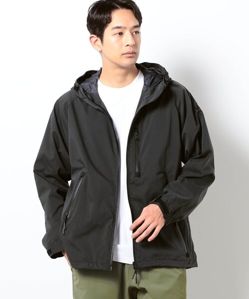 NANGA（ナンガ）の「【NANGA 別注】 日本製 ヒノックリップストップ シェルブルゾン（マウンテンパーカー・メンズ・ネイビー/カーキ/ブラック/ベージュ・M/L/XL/S）」の2枚目の写真