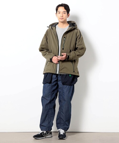 NANGA（ナンガ）の「【NANGA 別注】 日本製 ヒノックリップストップ シェルブルゾン（マウンテンパーカー・メンズ・ネイビー/カーキ/ブラック/ベージュ・M/L/XL/S）」の5枚目の写真