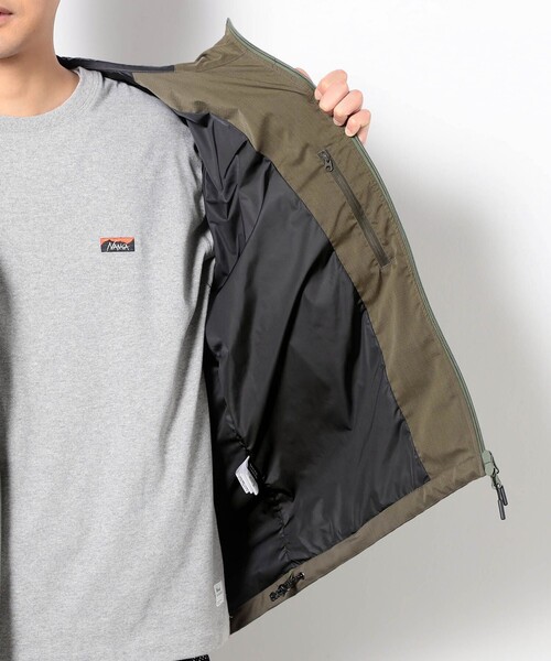 NANGA（ナンガ）の「【NANGA 別注】 日本製 ヒノックリップストップ シェルブルゾン（マウンテンパーカー・メンズ・ネイビー/カーキ/ブラック/ベージュ・M/L/XL/S）」の15枚目の写真