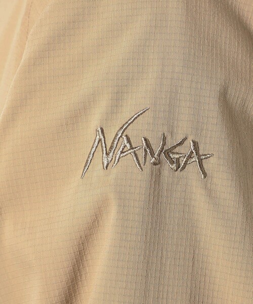 NANGA（ナンガ）の「【NANGA 別注】 日本製 ヒノックリップストップ シェルブルゾン（マウンテンパーカー・メンズ・ネイビー/カーキ/ブラック/ベージュ・M/L/XL/S）」の18枚目の写真