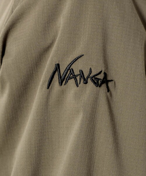 NANGA（ナンガ）の「【NANGA 別注】 日本製 ヒノックリップストップ シェルブルゾン（マウンテンパーカー・メンズ・ネイビー/カーキ/ブラック/ベージュ・M/L/XL/S）」の20枚目の写真