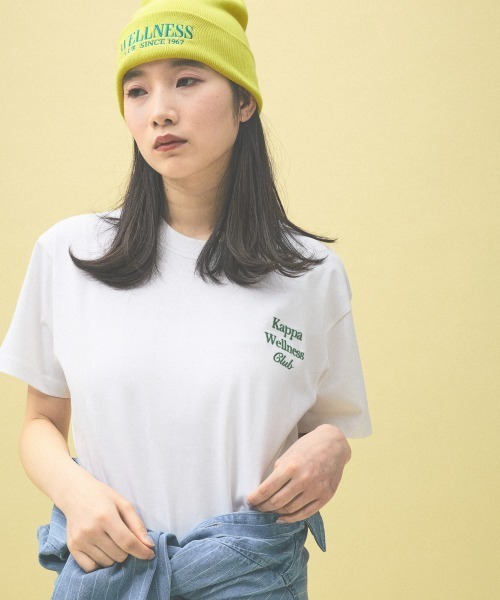 Kappa(カッパ)の「≪Kappa×and ST ウェルネスクラブ≫ニットキャプ(ニットキャップ/ビーニー・レディース・イエロー/ブラック/ブルー/グレー/オフホワイト・FREE)」の7枚目の写真