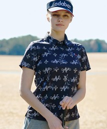 Multi Border Polo Top（ポロシャツ）｜Her lip to（ハーリップトゥー