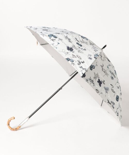 JILL STUART（ジルスチュアート）の「【 JILL STUART（ジル スチュアート）】 ボタニカル柄晴雨兼用傘(一段スライドショート)（長傘・レディース・オレンジ/パープル/ライトグリーン/ブルー・FREE）」の3枚目の写真