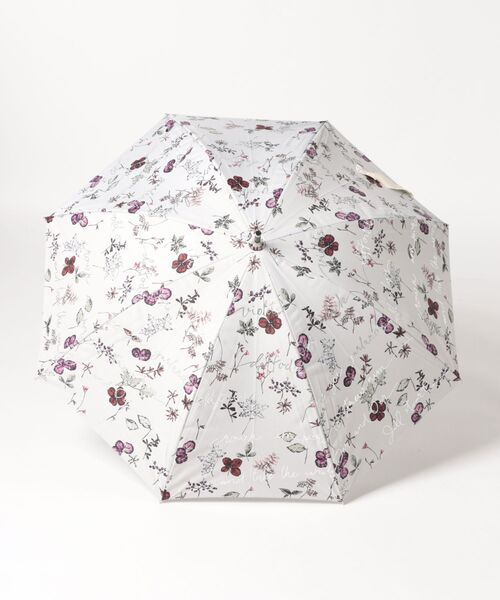JILL STUART（ジルスチュアート）の「【 JILL STUART（ジル スチュアート）】 ボタニカル柄晴雨兼用傘(一段スライドショート)（長傘・レディース・オレンジ/パープル/ライトグリーン/ブルー・FREE）」の5枚目の写真