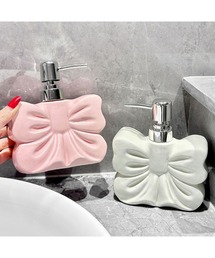 Bling Leads（ブリングリーズ）の「【Bls】【ZA】【Bling Leads】ソープディスペンサー 陶器リボン（キッチンツール）」