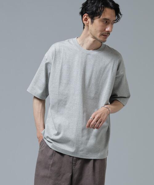 NANO universe（ナノユニバース）の「Anti Soaked(R) 汗染み防止 ミドルウェイト 7.1oz ビッグシルエットTシャツ（Tシャツ/カットソー・メンズ・トップグレー/ブルー/ブラック/ホワイト・XS/S/M/L/XL/XXL）」の3枚目の写真